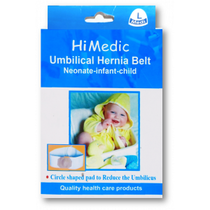 HI MEDIC UMBILICAL HERNIA BELT NEONATE/ INFANT SIZE LARGE